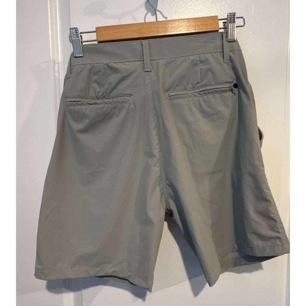 Kenneth Cole Golf Performance Grey Stretch Flat Front Tech Shorts - Picture 3 of 8